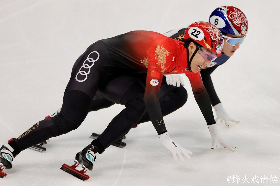 短道速滑世巡赛男子5000米接力 中国队摘银
